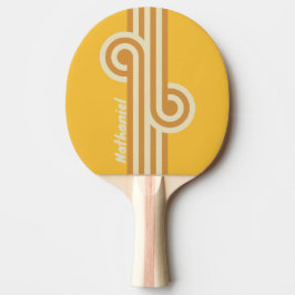 Retro Sunshine Senapsslinga med namn Pingisracket