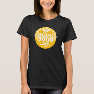 Retro Sunshine Studenten T Shirt