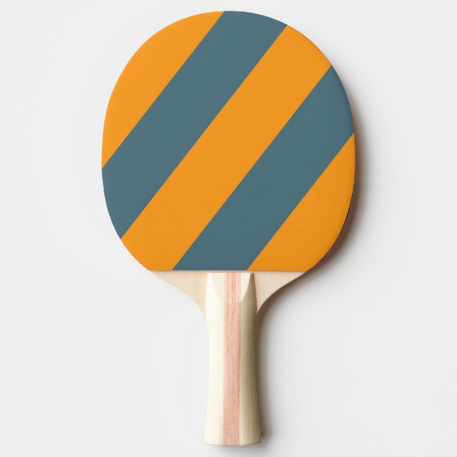 Retro Sunshine Tre feta ränder Pingisracket (Framsidan)