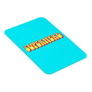 Retro Superhjälte Magnet