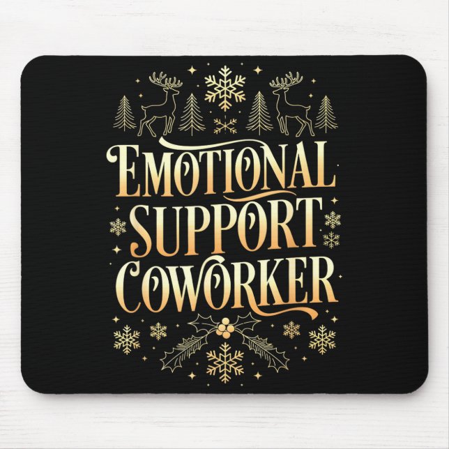 Retro Suprt Coworker Ugly Christmas Saying Quote  Musmatta (Framsidan)