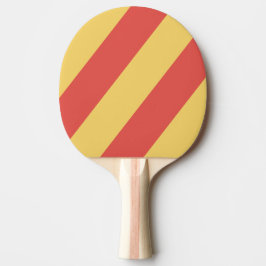 Retro Surf Solnedgång Tre Feta Ränder Pingisracket