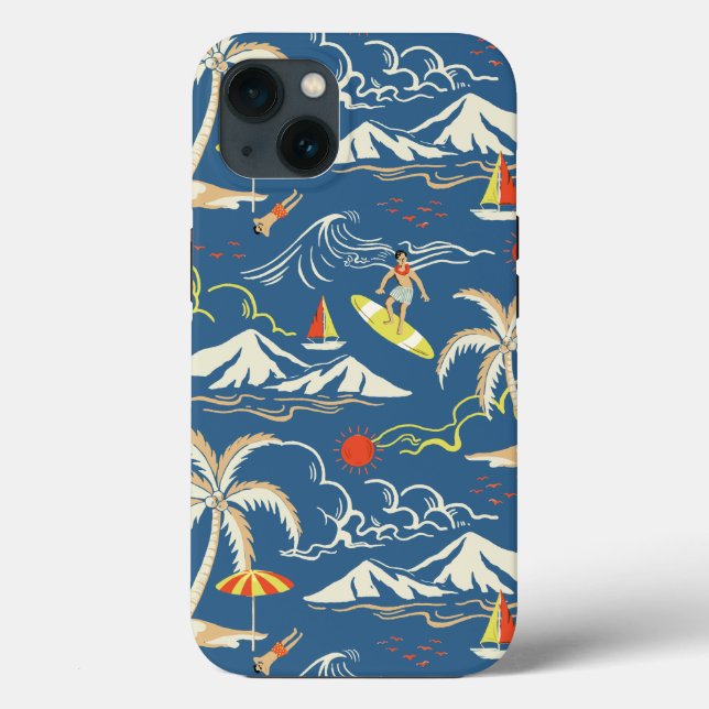 Retro Surfa Tropical Mönster (Baksida)
