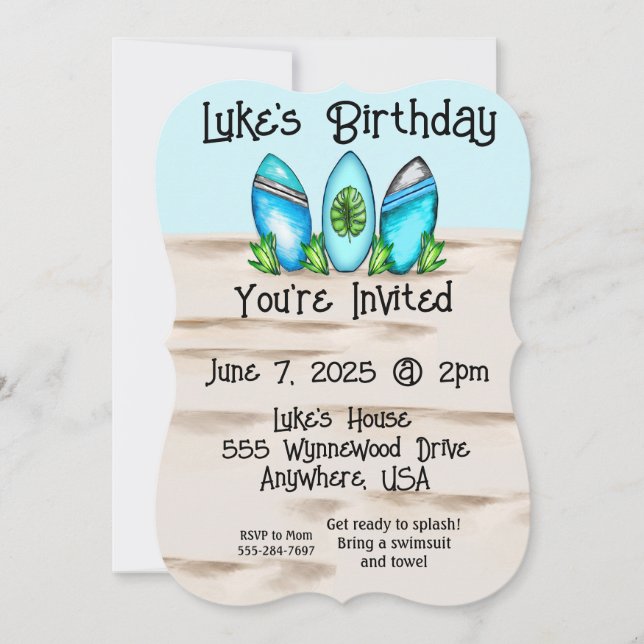 Retro Surfboard (Framsida)