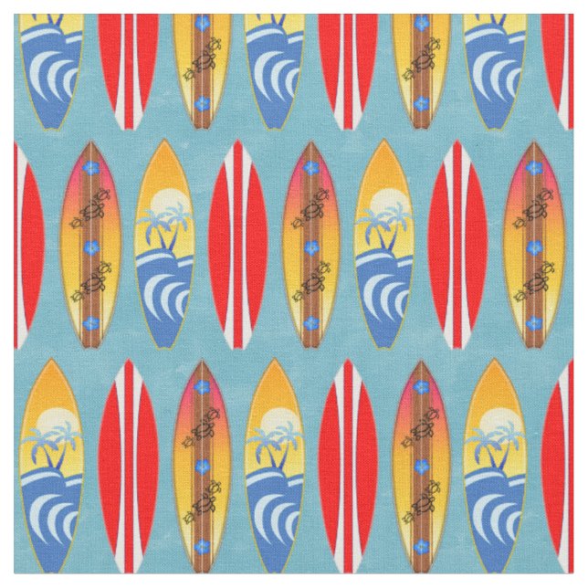 Retro Surfboard Tyg (Närbild)