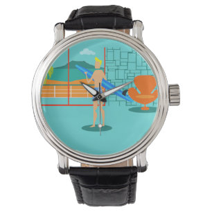 Retro Surfer Manar bevakning Armbandsur