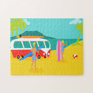 Retro Surfer par Puzzle Pussel