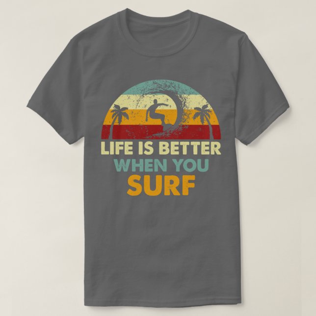 Retro Surfer T Shirt (Design framsida)