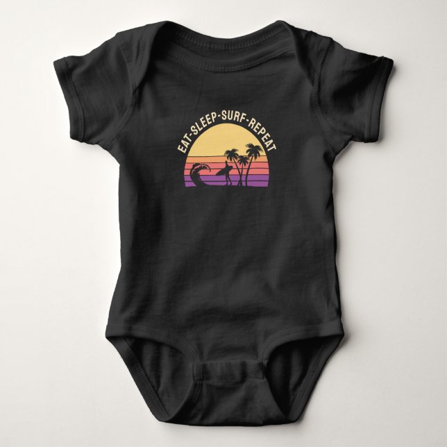 Retro Surfing T Shirt (Framsida)