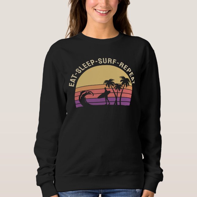 Retro Surfing T Shirt (Framsida)