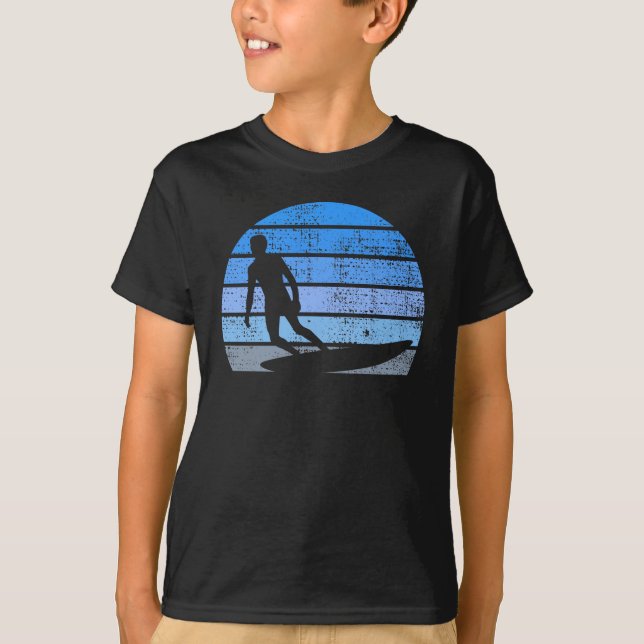 Retro Surfing T Shirt (Framsida)