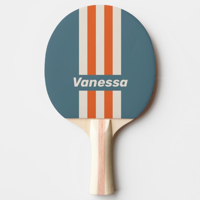 Retro Surfside Pinstrimmor med namn Pingisracket (Framsidan)