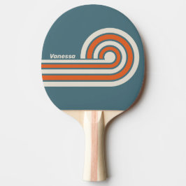 Retro Surfside-ränder med namn Pingisracket