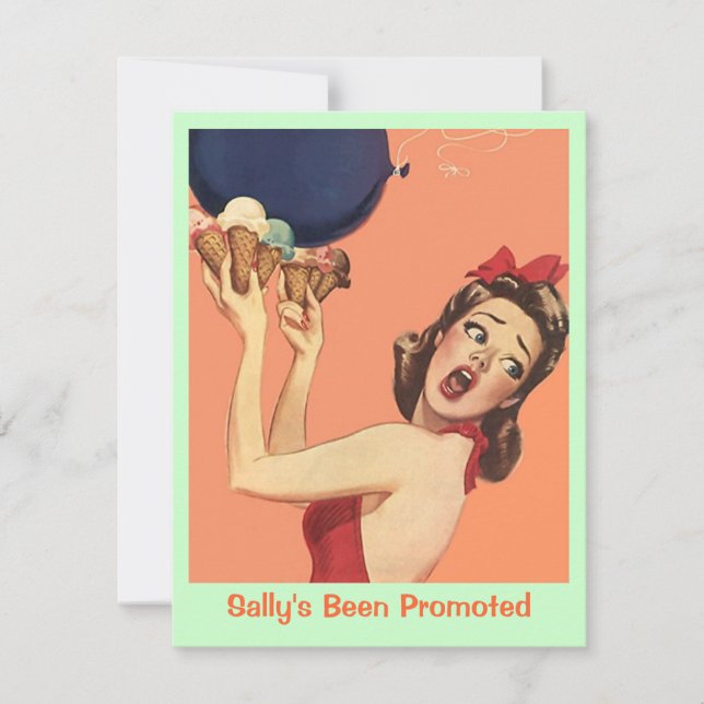 Retro Surprise Party för alla inbjudningar till Ti (Framsida)