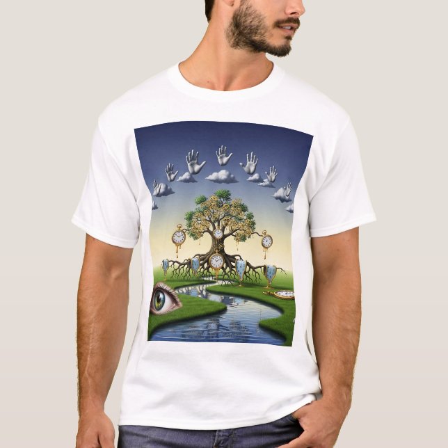 Retro Surreal Collage Estetisk Tröja | Vintage Ar (Framsida)