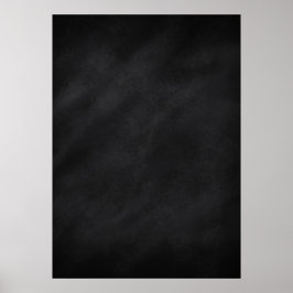 Retro Svart Kritbräda Struktur Poster