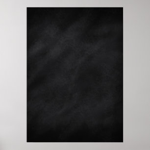 Retro Svart Kritbräda Struktur Poster