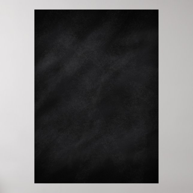 Retro Svart Kritbräda Struktur Poster (Framsidan)