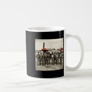 Retro svarta flygare svart historia andra världskr kaffemugg