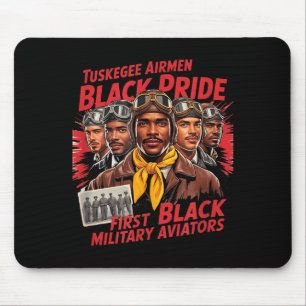 Retro Svarta Flygare Svart Historia Andra Världskr Musmatta