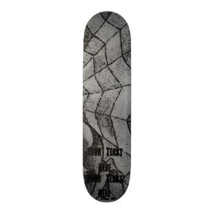 retro svartvit konst för sparrecobwebabstrakt skateboard bräda 20 cm