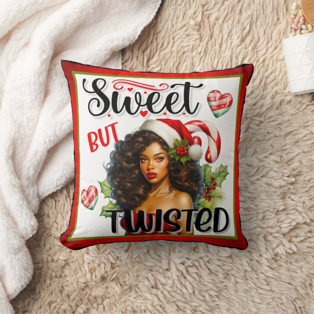 Retro Sweet men Twisted jul-Pinupet Kudde (Filt)