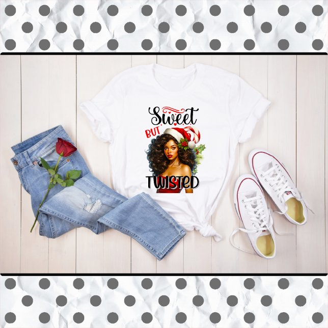 Retro Sweet men Twisted jul-Pinupet T Shirt (Skapare uppladdad)