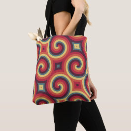 Retro Swirl Dreamscape Tygkasse