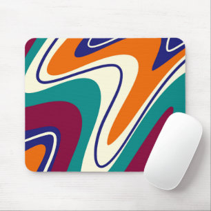 Retro Swirls - Classic 70 s Stil Musmatta