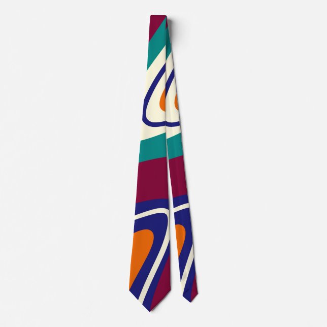 Retro Swirls - Classic 70 s Stil Slips (Framsida)