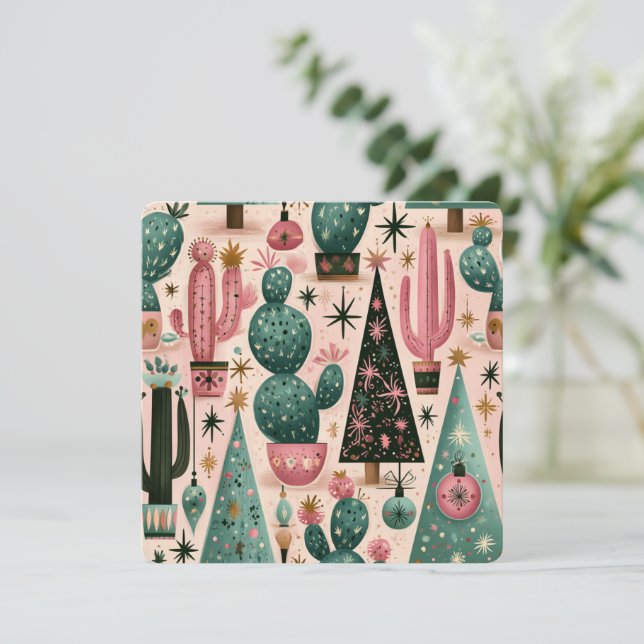 Retro sydväst julkaktus trädgård (Stående Fram)