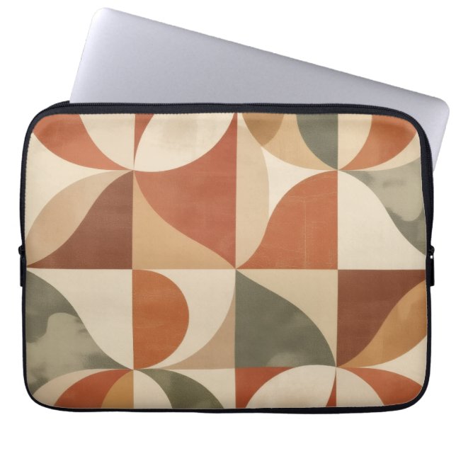 "Retro Symmetry" Laptop Fodral (Framsidan)