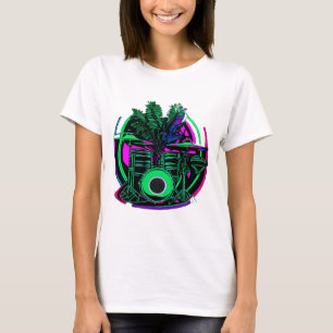 Retro Synthwave Drums T Shirt