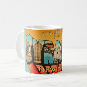Retro Syracuse New York Hälsning Mugg