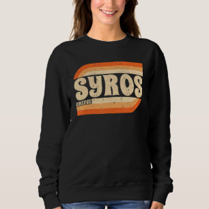 Retro Syros Grekland T Shirt