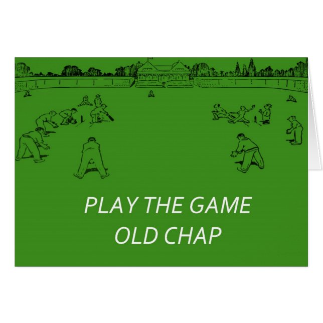 Retro syrsakort hälsningskort (Framsidan Horizontal)