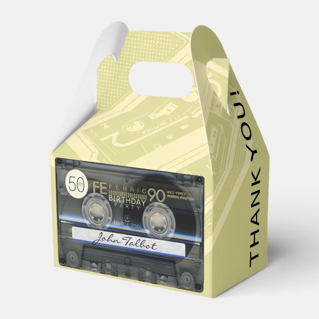 Retro T1 Audiotape 50:e födelsedag, Tack GFB Presentaskar (Framsidan Sidan)