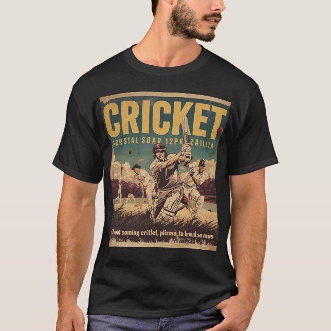 Retro T20 Cricket Fever Tröja (Framsida)