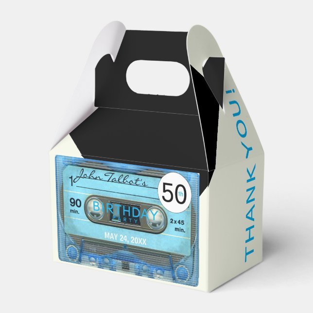 Retro T4 Audiotape 50:e födelsedag, Tack GFB Presentaskar (Framsidan Sidan)