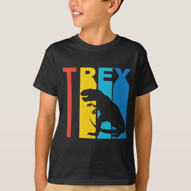 Retro T Rex Shirt (Framsida)