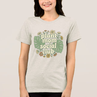 Retro T-Shirt-design för Plant Mom Social Club T Shirt