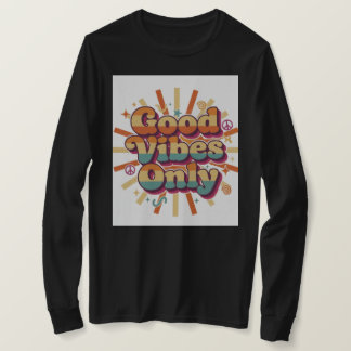 Retro T-shirt för kvinnor med bra vibrationer