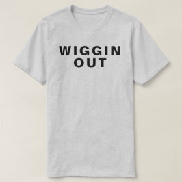 Retro T skjorta 1980 för WIGGIN-Slang T Shirt