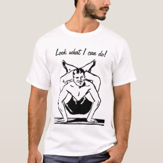 Retro T skjorta för Contortionistman Tee Shirt