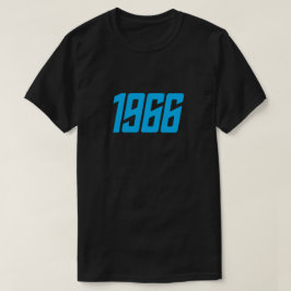 Retro T-tröja 1966 (blått) T Shirt