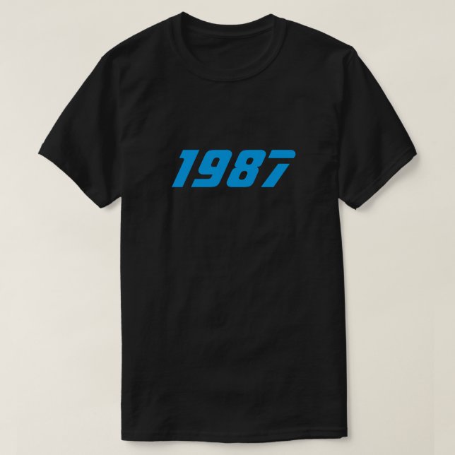 Retro T-tröja 1987 Tee Shirt (Design framsida)