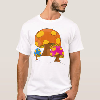 Retro T-tröja för 60-talchampinjonRinger T-shirt