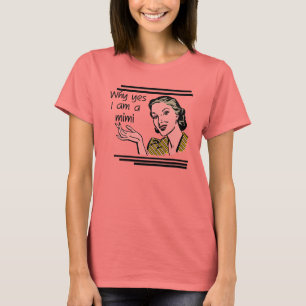 Retro T-tröja Mimi och gåvor Tee