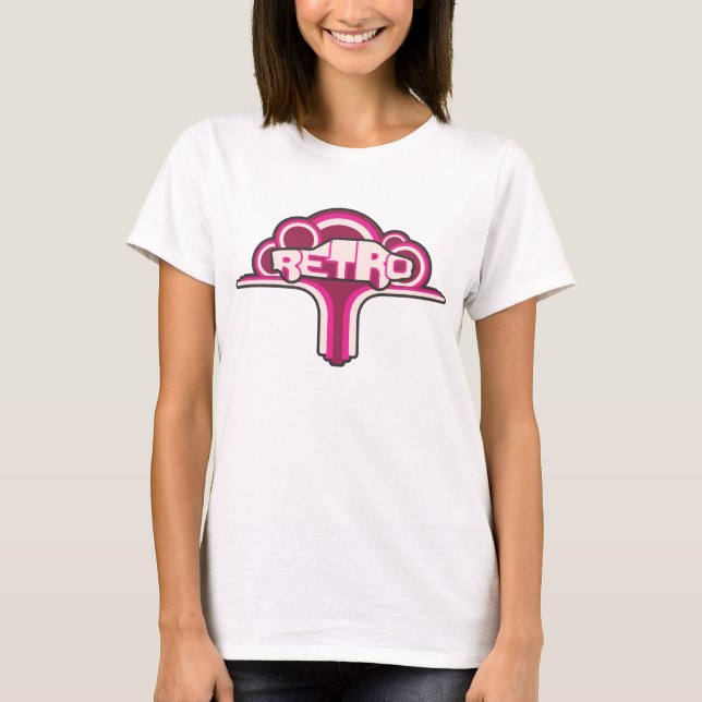 Retro T-tröja Tee (Framsida)