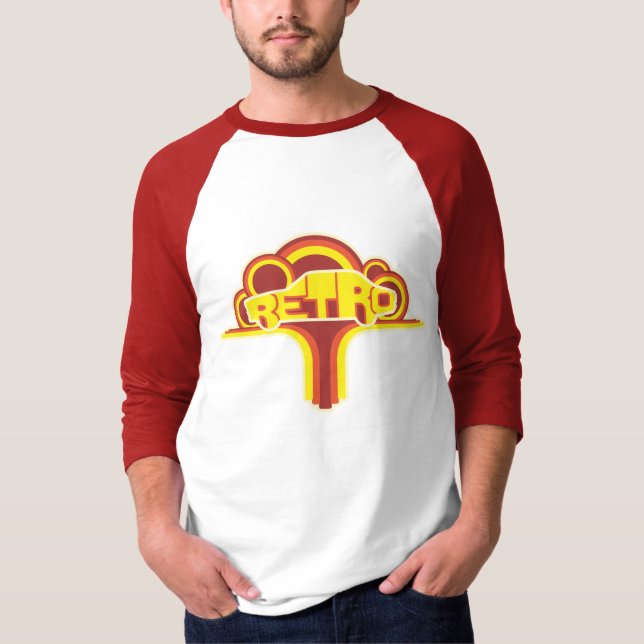 Retro T-tröja Tröja (Framsida)